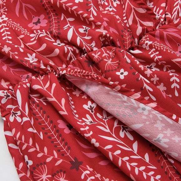 Floral Print Boho Dress - Picture 4 of 5